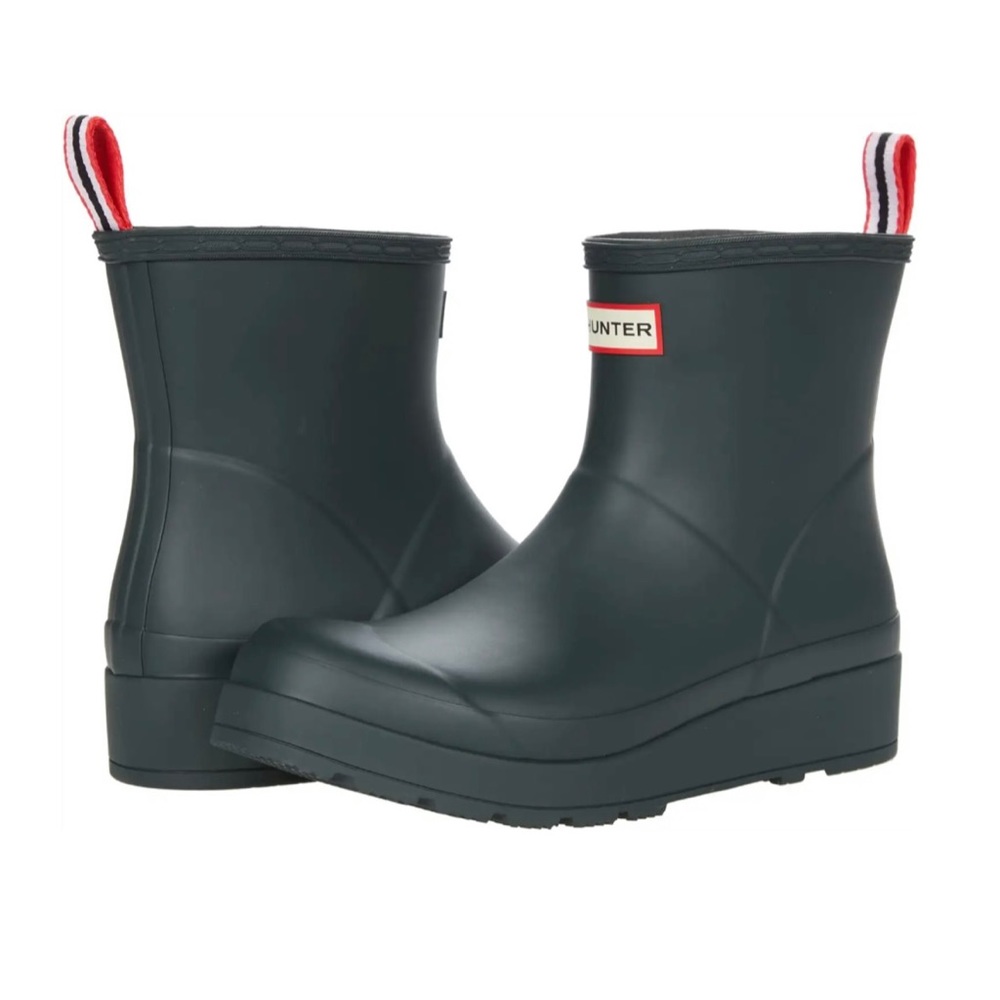 HUNTER Original Short Play Wedge Rain Boots NWOT